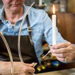 Brett Payne in his workshop 2018